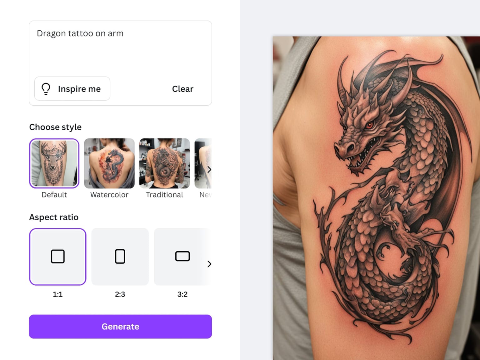 Download your tattoo or Share Example