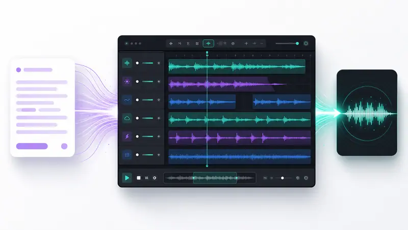 AI sound effect generator prompt to audio workflow