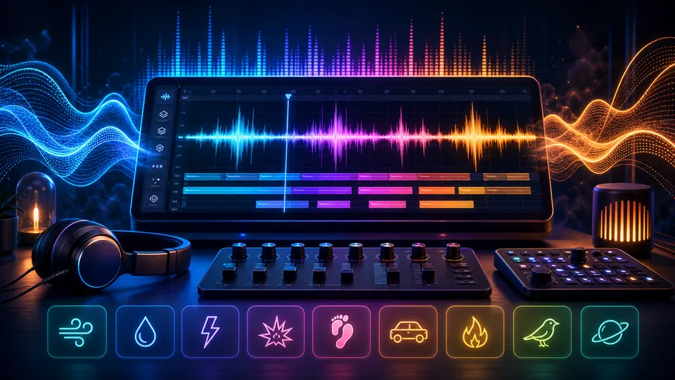 AI sound effect workstation preview